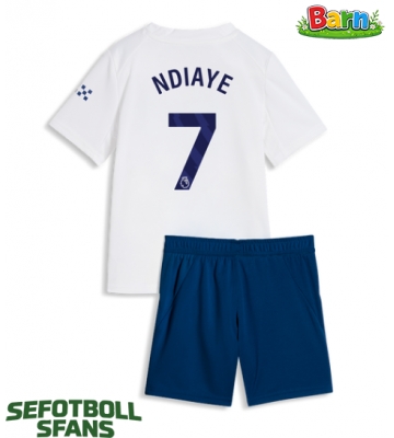 Manchester City Iliman Ndiaye #7 Tredjeställ Barn 2026-27 Kortärmad (+ Korta byxor)
